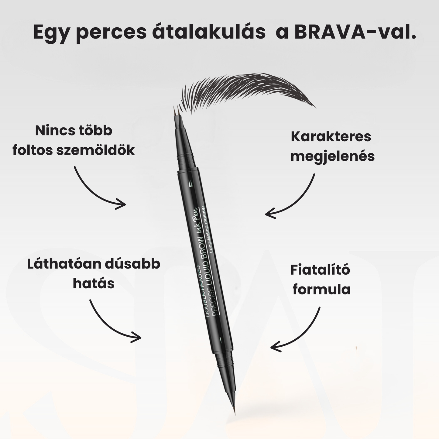 Brava Mikroszálas Szemöldökdúsító Szett